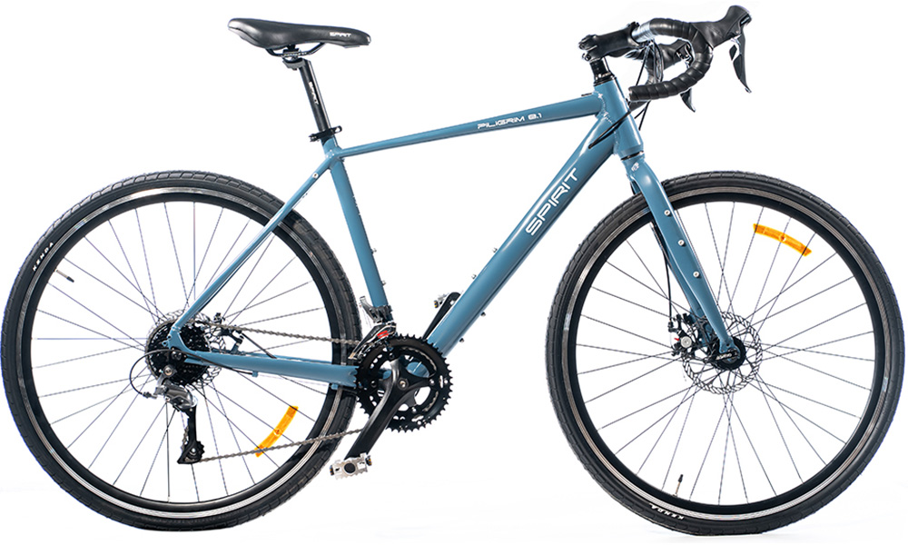 Фотография Велосипед Spirit Piligrim 8.1 28" размер L 2021 серо-синий
